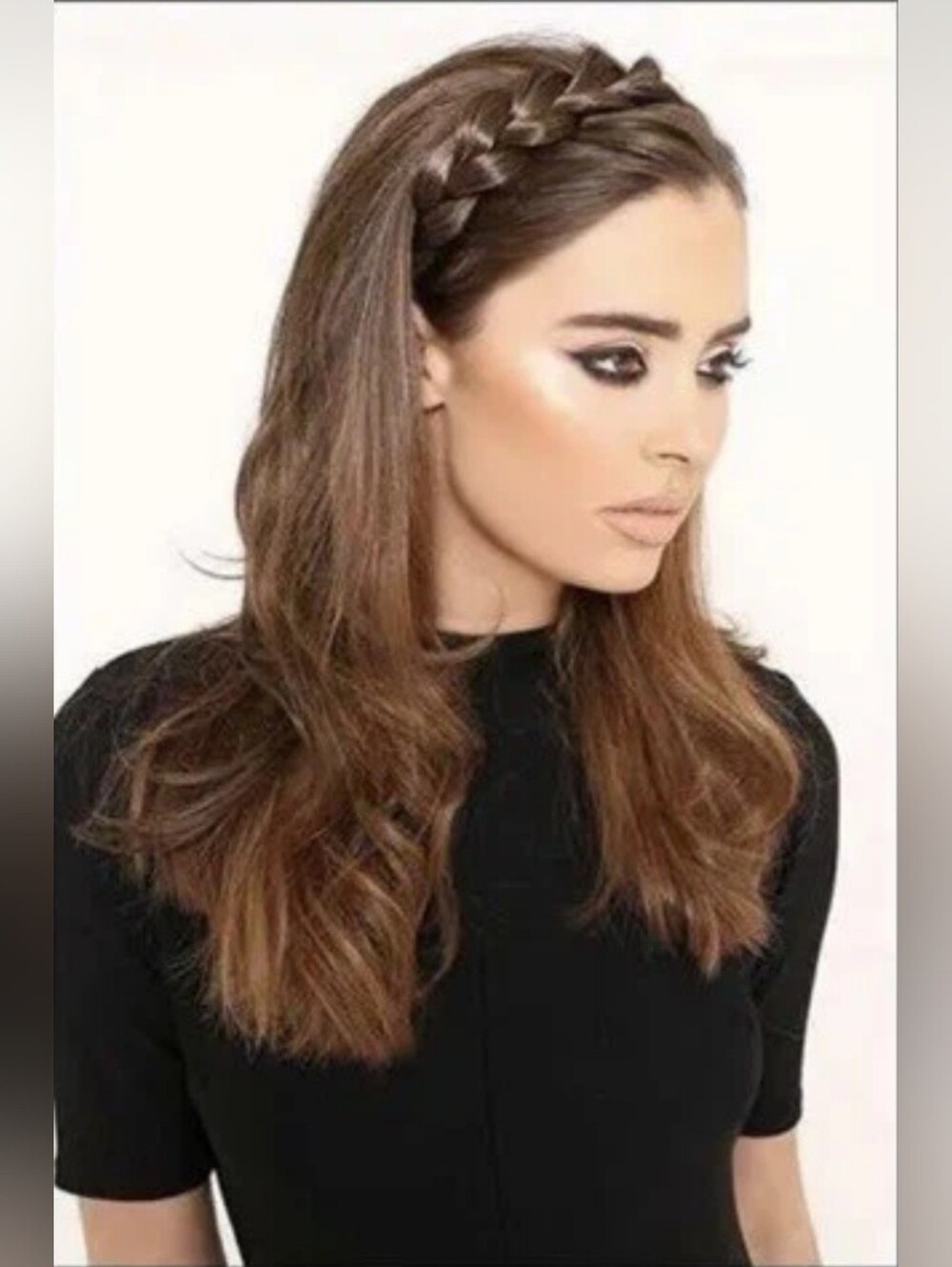 NWOT ~ Braided Halo Headband in Light Brown